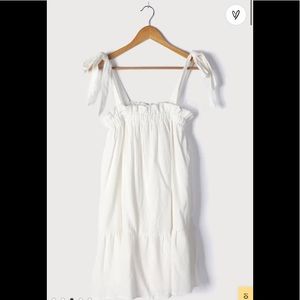 Lulus white dress